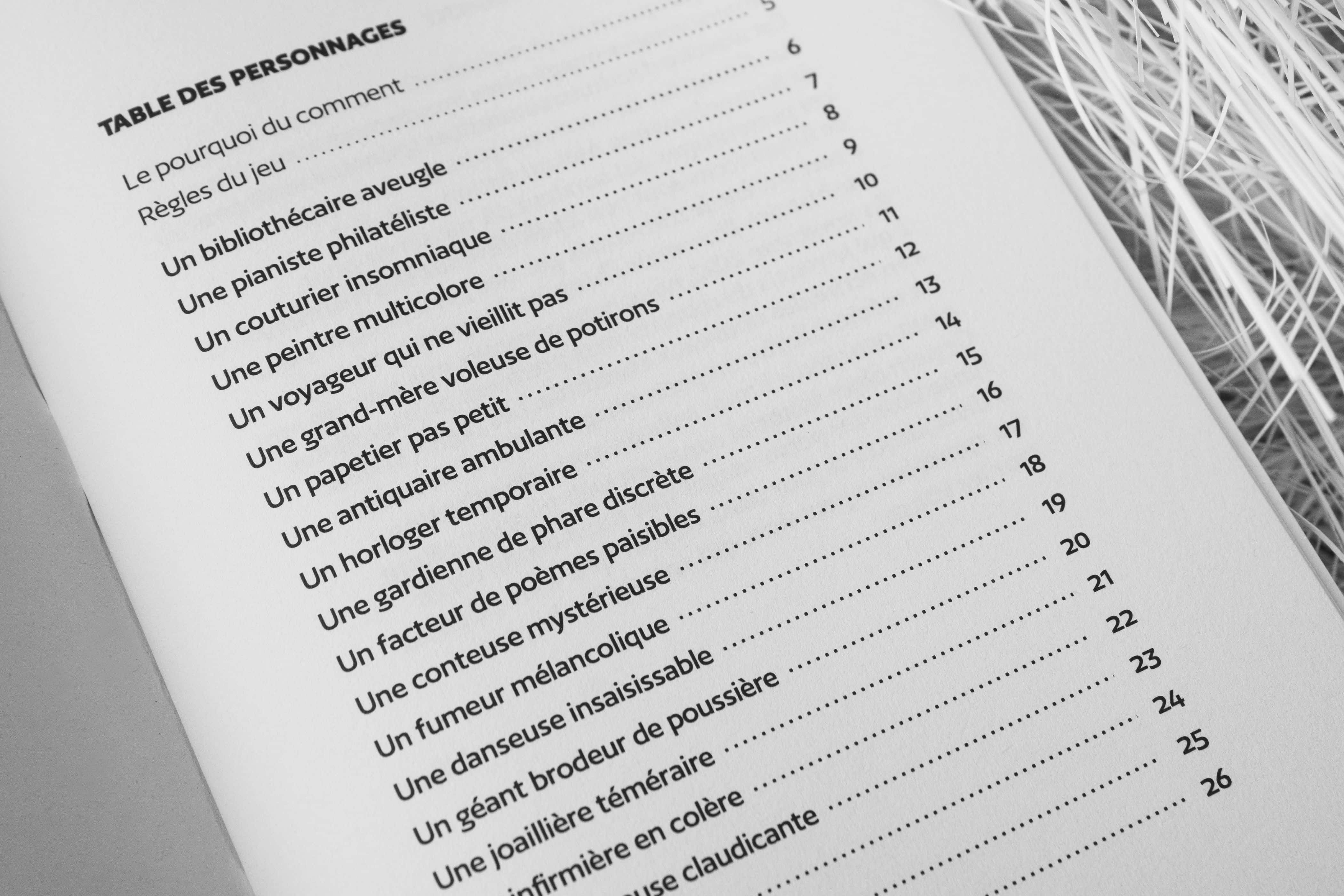 Écris-moi un personnage